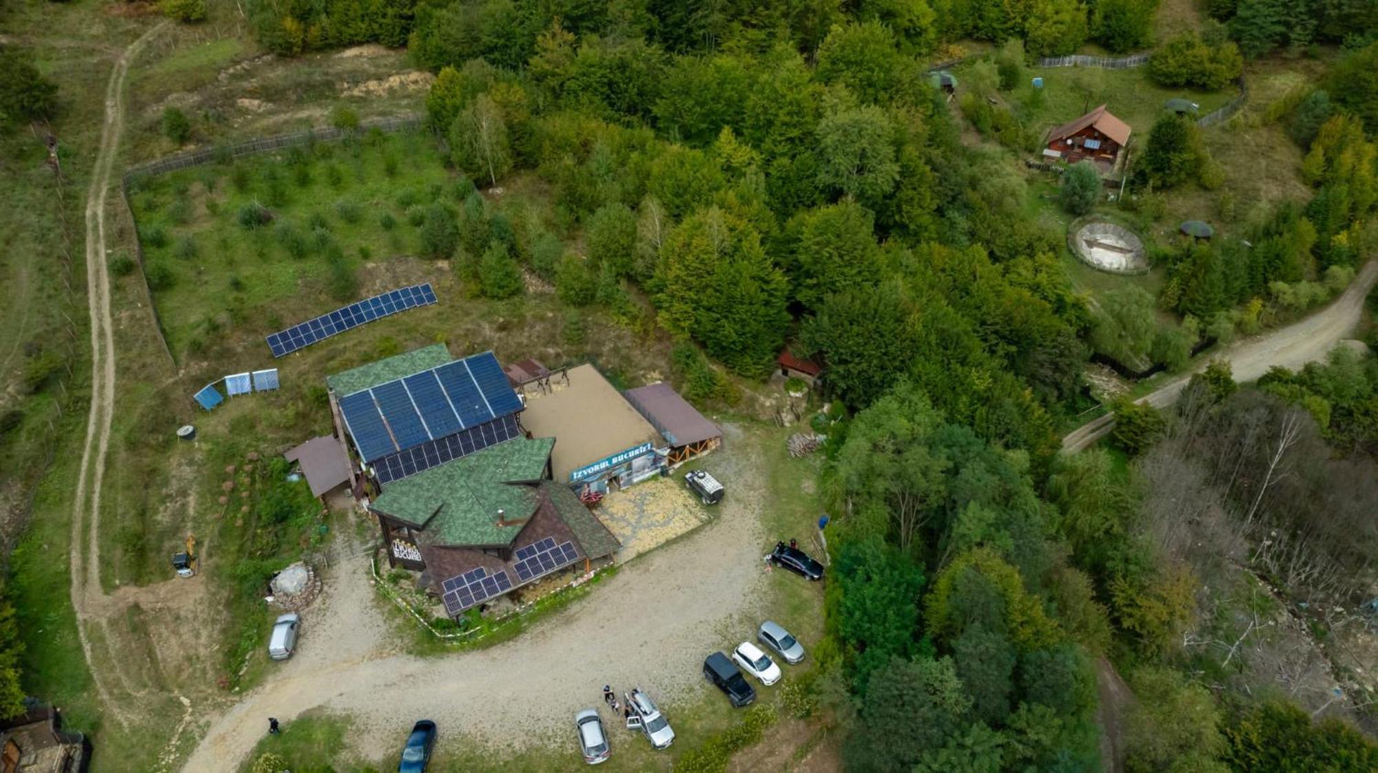Pensiunea Izvorul Bucuriei Siriu Exterior photo